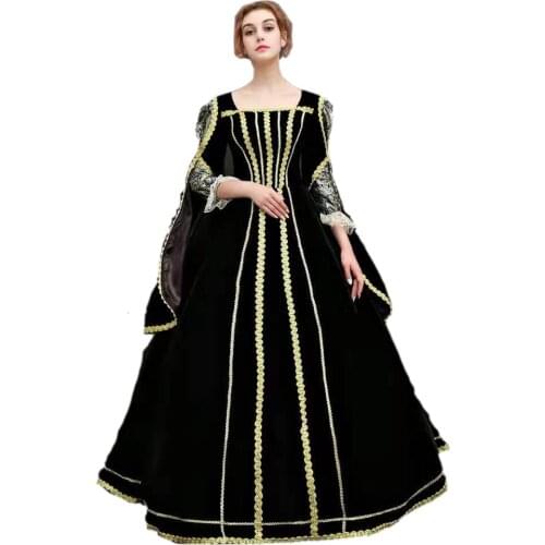 Rococo Baroque Marie Antoinette Ball Dresses 18th Century Renaissance Historical Period Victorian Dress Gown for Women