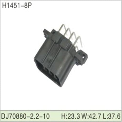 Free shipping 200pcs DJ70880-2.2-10 8Pin 2.2mm AMP Car Electrical Wire Connectors for VW,BMW,Audi,Toyota,NISSAN AND other