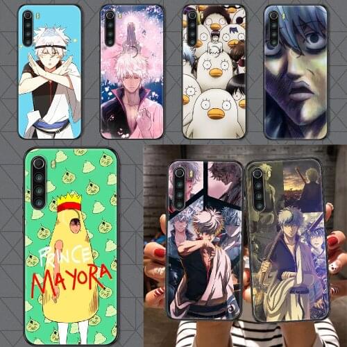 Anime GINTAMA Phone case For Xiaomi Redmi Note 7 7A 8 8T 9 9A 9S 10 K30 Pro Ultra black fashion funda trend waterproof art