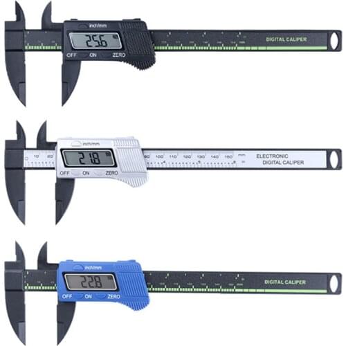 0-150mm Digital Vernier Caliper Gauge Electronic LCD Inclined Screen Vernier Caliper Micrometer Measuring Instrument Tool