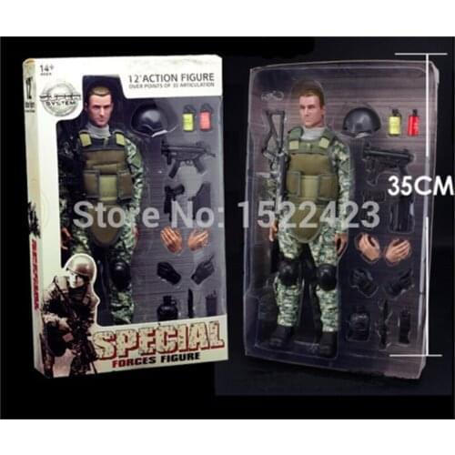 1/6 Soldier Forces Action Figure Model Military Army Combat w/ Uniform NB02A Jungle ACU Special Toy for Gift