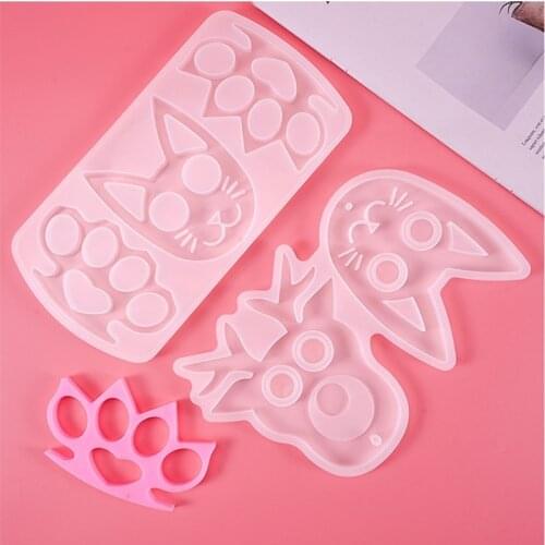 Crystal Epoxy Resin Mold Keychain Pendant Silicone Mould DIY Crafts Jewelry Decorations Making Tool dropshipping