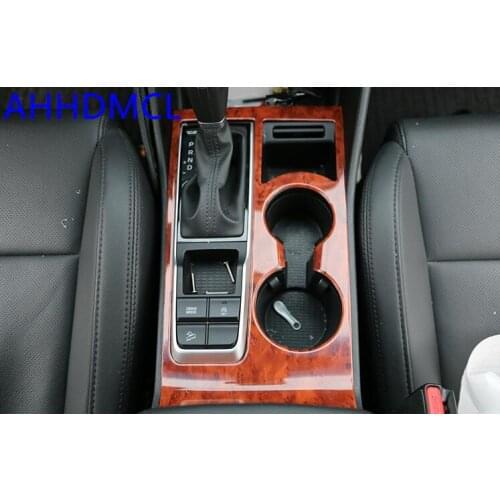 Car Interior Mouldings Modification Sequins Decorative Trim Frame Mahogany For Hyundai Tucson 2015 2016 2017 2018