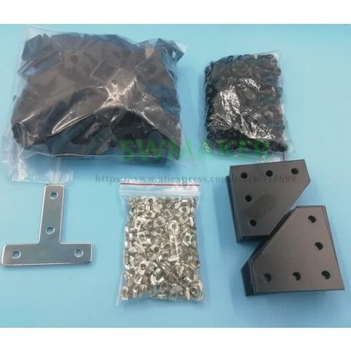 Hardware Kit Screws, Nuts and brackets for BLV mgn Cube Project Hardware Parts For DIY CR10 Anet E12 3D Printer Parts