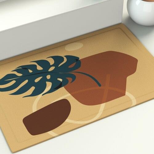 Floor Mat Modern Kitchen Anti-Slip Home Carpets Bedroom Livingroom Decoration Bathroom Printed Door Hallway Welcome Area Rugs