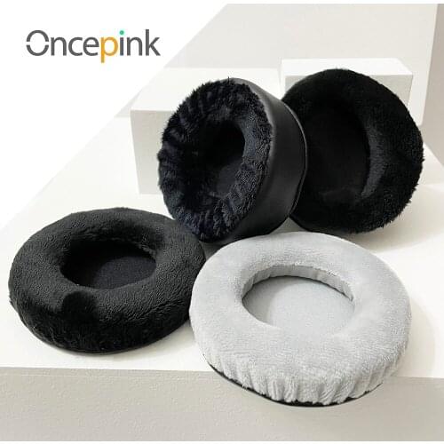 Oncepink Replacement EarPads For Superlux HD668B HD681 HD662 HD681B Headphone Thicken Velvet Ear Cover Earphones Accessories