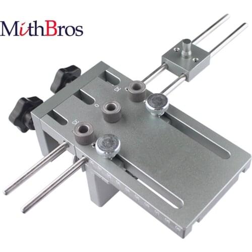 Woodworking Puncher Locator Wood Doweling Jig Adjustable Drilling Guide for DIY Furniture Connecting Position Hand Tools