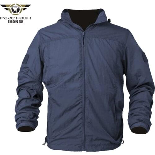 Portable Military Army Waterproof Jacket Men 2018 New Summer Ultra-light Nylon Skin Tactical Jacket Camouflage Raincoat 4XL 5XL