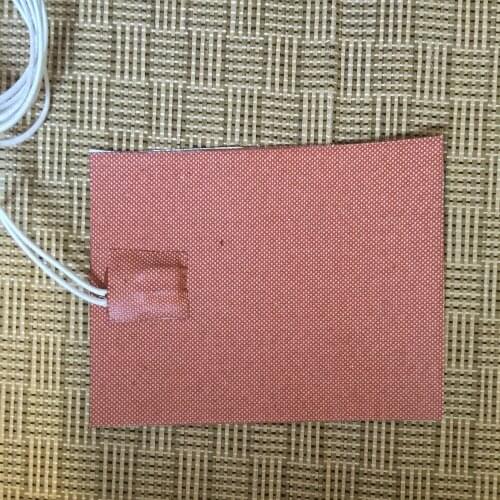 150X100mm 200W 230V, Universal Flexible Silicone Heater Pad Plate Engine Oil Pan Heater, 3M adhesive backing Oil Pan car Heater