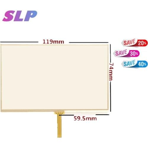 10pcs/lot New 5-inch Touch screen panels for TomTom VIA 1505M 1505TM GPS Touch screen digitizer panel replacement Free shipping