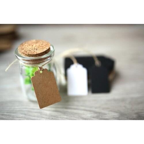 1000pcs Kraft Bookmark with Scalloped Edge Blank Gift Tags DIY Creative Price Label Paper Hang Tags