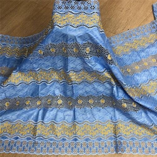 2.5 yards New arrival Stone african Bazin riche fabric with beads embroidery lace / bazin riche dress material Nigerian 4L072402