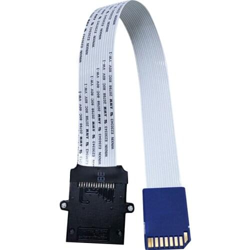 25cm SD SDHC SDXC Card Male To Female SD Flexible Card Extension Adapter Cable Extender For TV Phone GPS Car DVR Camera