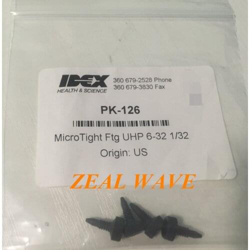 Upchurch IDEX 1/32 "PEEK Plug Black Import Peek Plug PK-126