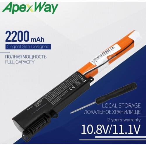 Apexway 10.8V 2200 mAh A31N1537 Laptop Battery for Asus VivoBook Max X441 X441SA X441SC X441UA X441UV Series 0B110-00420300