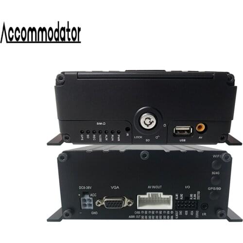 Vehicle Car Trailer Truck Taxi School Bus AHD 1080P 4 Channels HDD SD Card 4 Channels Mobile DVR