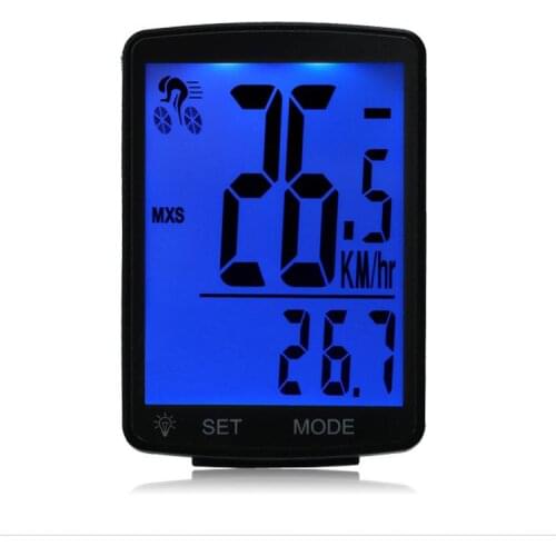 Large screen 2.8INCH wireless speedometer tachometer stopwatch BICYCLE METER ELECTRIC bike MTB instrument Cycling equipment