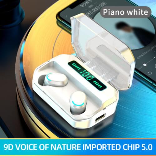 Wireless Bluetooth Headsets 2200mAh Charging Box Used For Power Bank 9D Stereo Hifi Super Bass Headsets Waterproof Earbuds