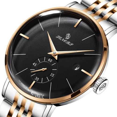 Automatic Mechanical Watch Mens Watches Top Brand Luxury Casual Stainless Steel Waterproof reloj Wristwatch relogio masculino