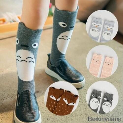 2018 cartoon kid socks bear animal baby cotton socks to the calf socks boys girls children socks 0 to 6 Y