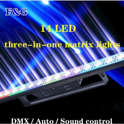 F&G LED14x3W wash beam strobe three-in-one multi-function bar lighting and high-power professional dj stage light disco party li