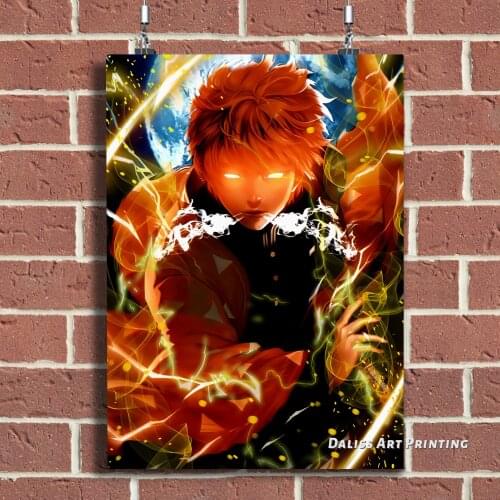 Canvas Anime Demon Slayer Zenitsu Pictures Home Decoration Paintings Poster HD Prints Wall Art Modular Living Room Framed