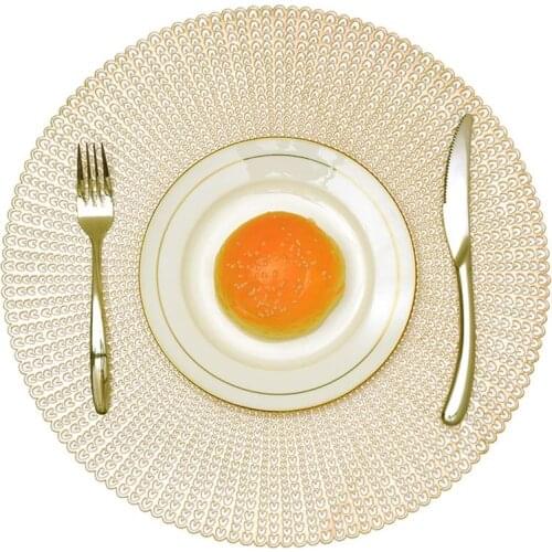 1 Piece Round Coaster Creative Hollow Insulation Bowl Mats Household Heat Resistant Table Mat Non-Slip Pot Holder For Kitchen