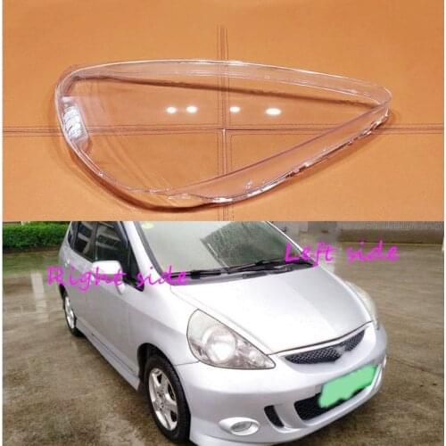 For Honda Fit/Jazz Hatchback 2003 2004 2005 2006 2007 Car Headlight cover Headlamp Lens Auto Shell Cover