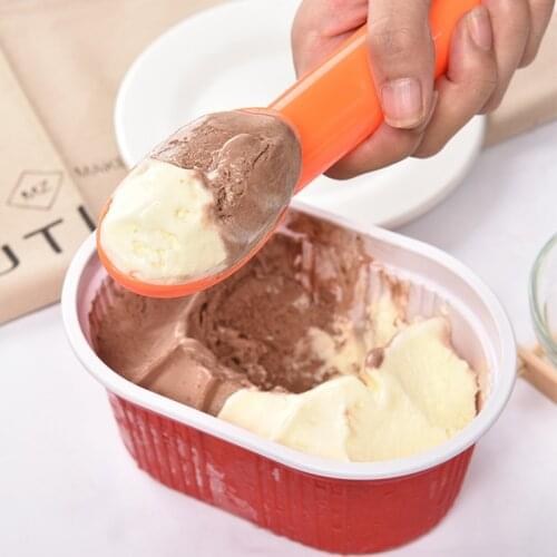 Non Stick Ice Cream Scoop Plastic Ice Cream Spoon Mashed Potato Watermelon Melon Fruit Baller Ice Ball Digger Maker Kitchen Tool
