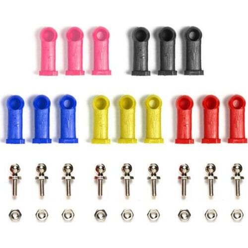 Suspension Dog Bone Plastic Ball Ends Connectors 15334 for Tamiya MINI 4WD Racing Car Model