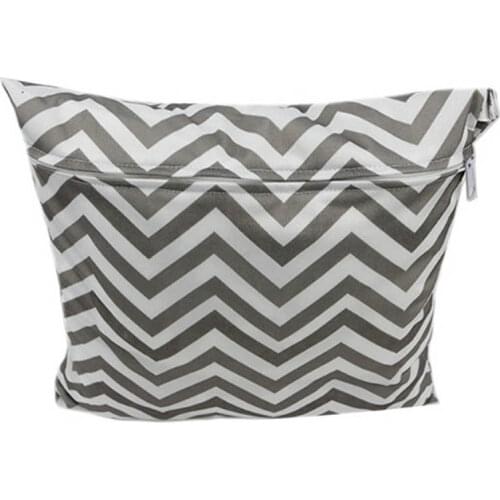 Useful Waterproof Reusable Zipper Baby Cloth Diaper Wet Dry Bag Swimer Tote