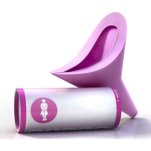 Portable Woman Funnel Urinal Female Stand Up & Pee Soft Travel Accessories