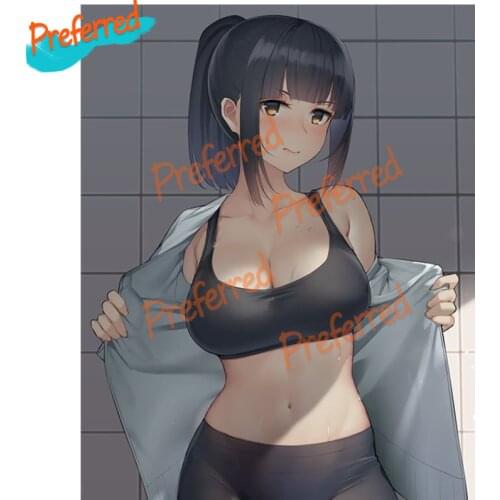 Sexy Anime Beautiful Girl with Swimsuit, Underwear, Car Stickers Decal Anime Cute Car Accessories Decoration Pegatinas