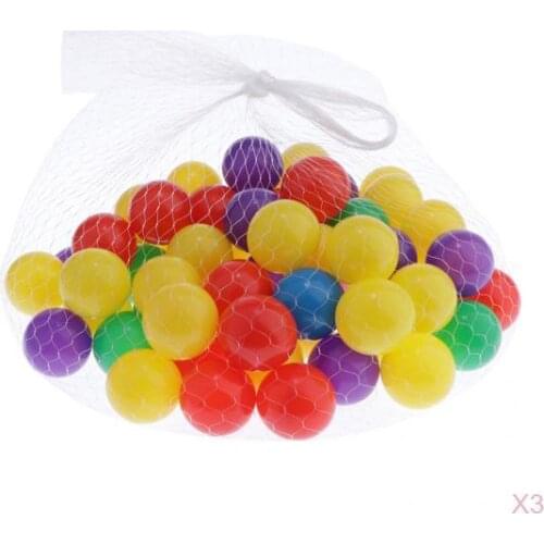 Pack of 300 Ocean Balls Swim Pit Balls for Ball Pit Play Tent Playhouse Swimming Pool Water Pool (Muticolors,4cm)