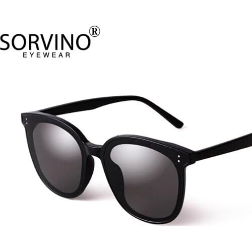 SORVINO 2020 New Sunglasses Mens Fashion Big Frame White Sun Glasses UV-resistant Women GS8960 Gafas Sol De Los Hombres