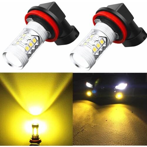 Lighting H11 H8 LED Bulbs 3000K Golden Yellow Xtreme Super Bright Fog Light DRL High Power 3030 SMD Replacement for Cars SUVs