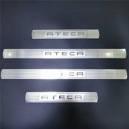 For SEAT ATECA FR X-Perience 2016-2020 2021 Door Sill Protector Scuff Plate Stainless Steel Threshold Pedal Trim Car Accessories