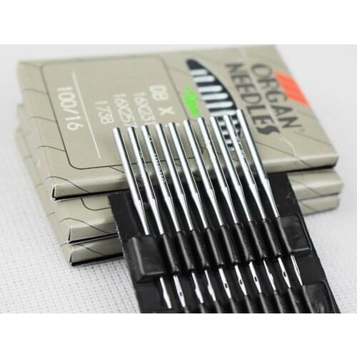 10pcs/lot High Quality ORGAN NEEDLES DBX1 DCX1 DPX5 UYX128GAS For Industrial Lockstitch Sewing Machine Singer JUKI brother