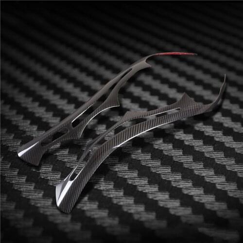 2 pcs for BMW 5 Series E60 modified carbon fiber light eyebrow Light Frame Headlight Decoration
