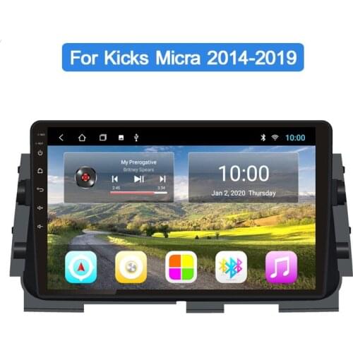 For NIissan Kicks Micra 2014-2019 Reversing Image Large Screen Android DVD Navigator 2G+32G Car GPS Navigatio Autoradio stereo