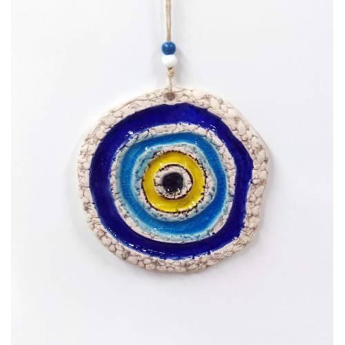 Handmade Amulet Shaped Decorative Wall Hanging Ornament 15cm Evil Thoughts Protects