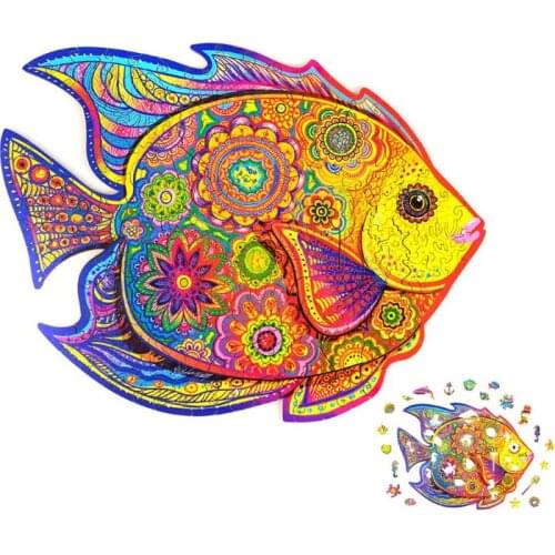 Wooden Jigsaw Puzzles Animal Shape Jigsaw Pieces Best Gift for Adults and Kids Inspiring Wooden Puzzles Toys SN3752