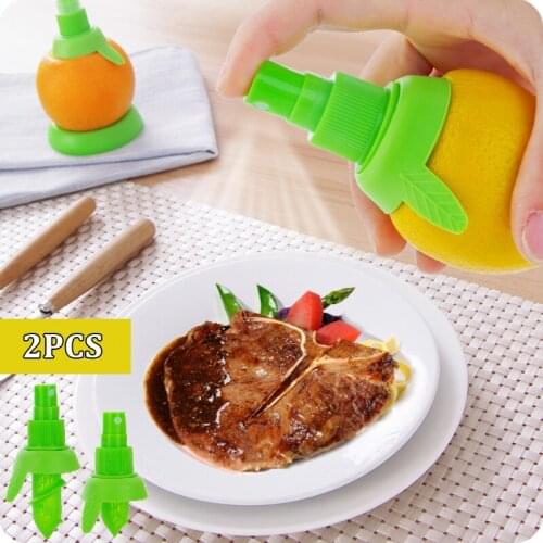 Two sizes in one pack Orange Juice Squeeze Juice Juicer Lemon Spray Mist Orange Fruit Squeezer Sprayer Kitchen Cooking Tool