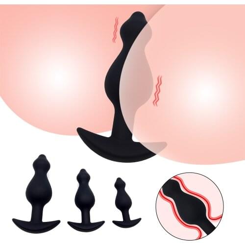 Dildo Anal Sex toys for beginners Silicone Anal Plug Bullet Anal Beads Stimulator Sex Toys Butt Plug Gay Sex Products gay adults