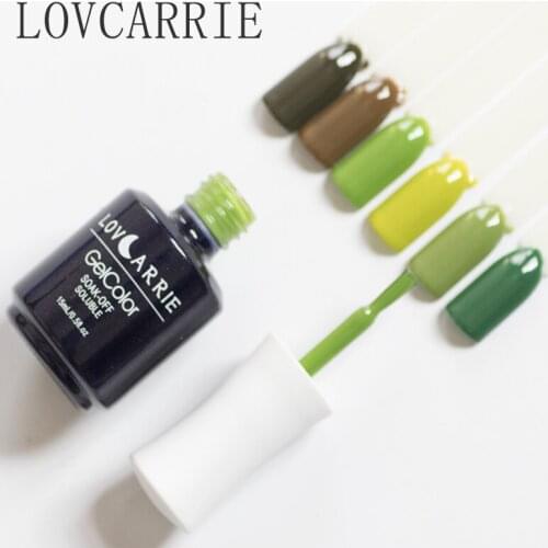 LOVCARRIE 15ML Nail Uv Gel Polish Gellak Long Lasting Semi Permanent Vernis Nude Gelcolor Nail Art Lacquer Enamel Lak for Nails