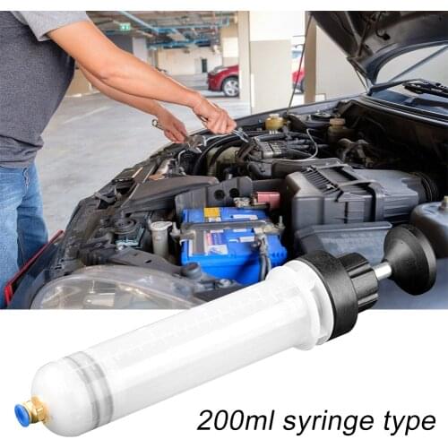 200cc Car Oil Fluid Extractor Filling Syringe Delivery Extraction Bottle Manual Pumping ATV Boat Oil Fluid Transfer Hand Pump