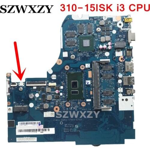 NM-A751 For Lenovo 310-15ISK Laptop motherboard I3-6006U i3-6100U 4GB RAM Full Tested