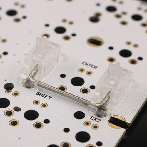 60% 87 OEM Mechanical keyboard Cherry MX Switch Pcb Mounted Stabilizer Case 6.25u Modifier Key Stabiliser Plate