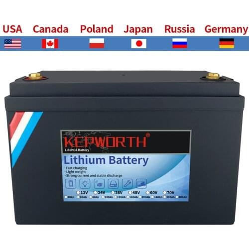 New 12V 100Ah LiFePO4 Storage Battery BMS Lithium Power Batteries 3000 Cycles For RV Campers Golf Cart Off-Road Off-Grid Solar