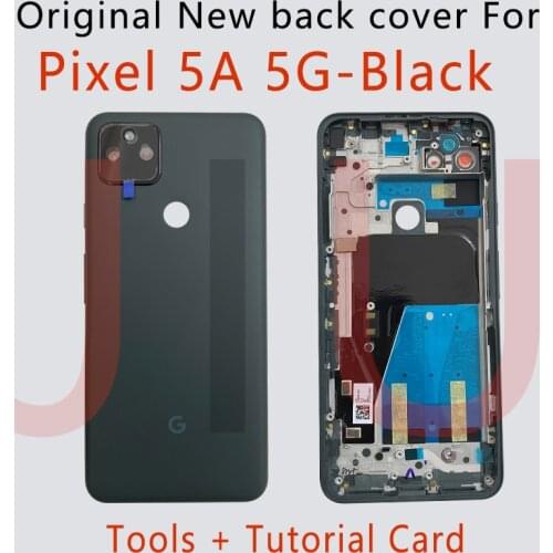 New 6.34" Original For Google Pixel 5A 5G Battery Cover Door Back Housing Rear Case For Google pixel 5a 5g Battery Door